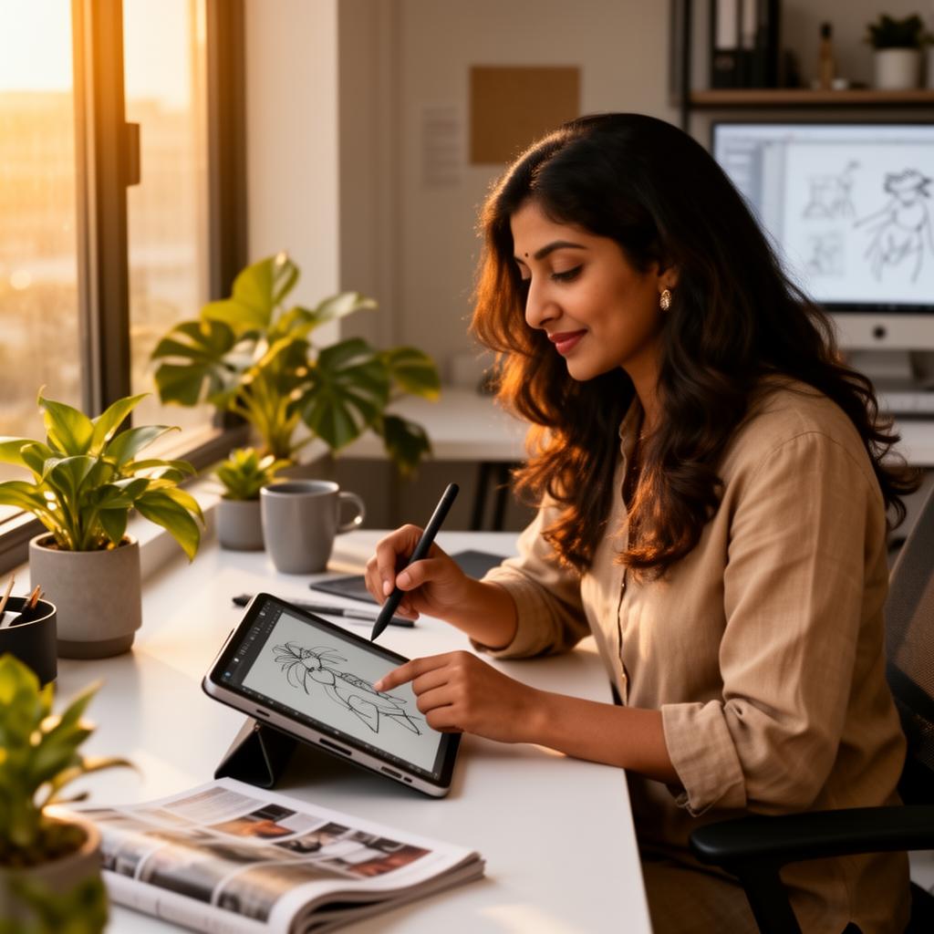 Designer at a creative studio in Doha